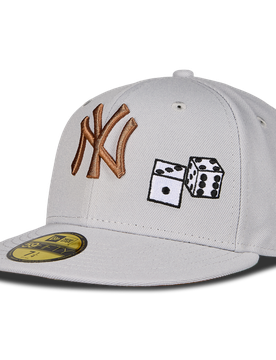 FIFTY Unisex Kappen - Grau - Größe 7 1/2 - Baumwolle Grey 7 1/2