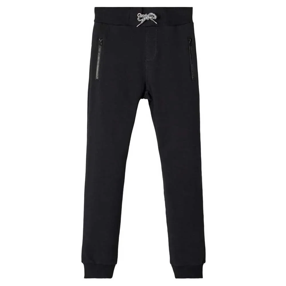 Pantaloni Solid Coloured Black 8 Anni - Name it - FashionsVida