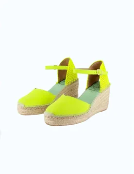 Alpargatas de cuña media con pulsera - star love - FashionsVida