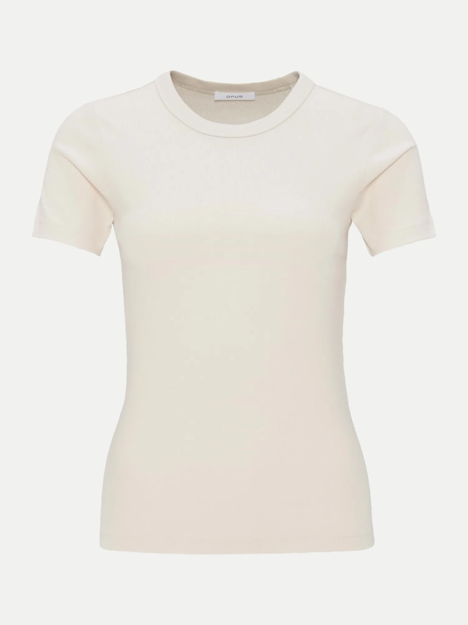 Opus T-Shirt Samuna Beige 44 - Opus - FashionsVida