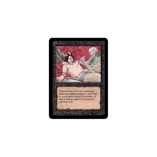 Sacrifice Alpha - Magic: The Gathering - FashionsVida