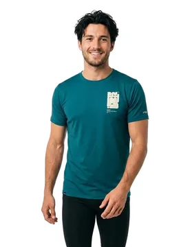 Rash Guard Manches Courtes Boarding Rashvest Teal L - Mystic - FashionsVida