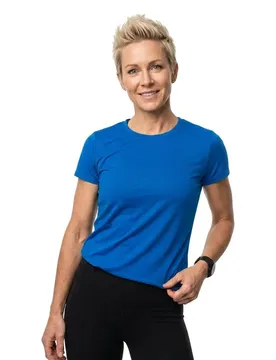 T-shirt à Manches Courtes Park Royal Blue / White S