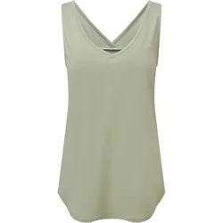 Bali V-Neck Damen Tanktop, grün L