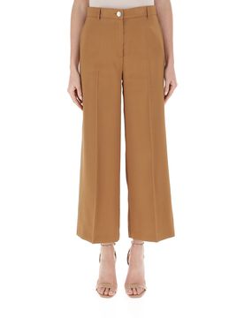 Pantalone misto viscosa MARRONE 40