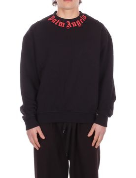 Palm Angels Maglie Black red