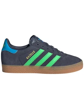 Originals Sneaker Gazelle Shadow Navy / Screaming Green / Lucid Aquamarine EU 28 1/2 - Adidas - FashionsVida