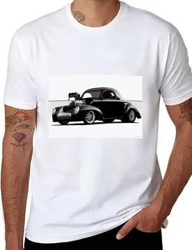Willys 'Bad A' Coupe T-Shirt cotton t shirts high quality mens graphic t shirts T-Shirt - Aliexpress - FashionsVida