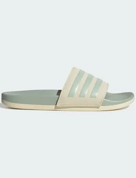 Ciabatte adilette Comfort 42 Wonder White / Linen Green Met. / Linen Green Met - Adidas - FashionsVida