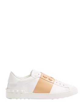 Open Stud-detail Sneakers