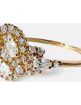 Anillo Light Sugar Sinet de oro y diamantes - Sansoeurs - FashionsVida