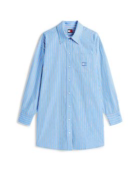 Minikleid blau L damen