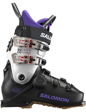 All-Mountain Skischuhe Shift Alpha Boa 95 W Black/Ultra Violet/Ultra Violet für Damen aus Wolle Größe 42 2/3-43 1/3 schwarz