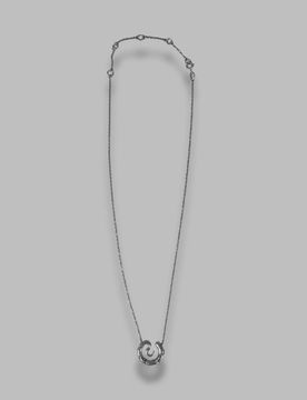 Serpent medallion necklace