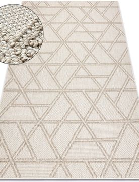 Teppiche Teppich Jersey 19241 Beige - Rauten, Geometrisch, 120x170 Cm 120x170 Cm