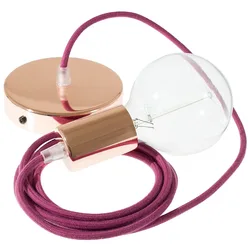 Cables Suspension Luminaire Rc32 2 M Diy Burgundy / Copper One Size
