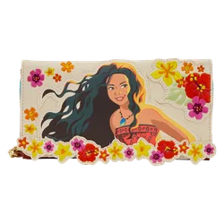 Disney: Moana Live Action Floral Wristlet Wallet