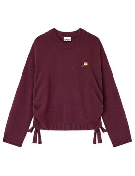 GANNI Maglie Bordeaux