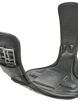Sattelgurt LAURENZA-DR, elastisch, schwarz, 65cm - Busse - FashionsVida