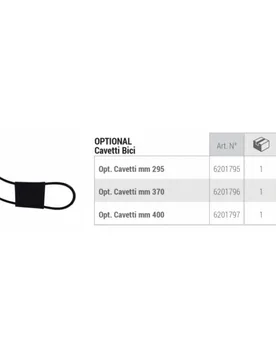 Accessorio per portabici posteriore cavetto per telaio oversize 370 mm - Fabbri - FashionsVida