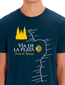 Via de la Plata (The Silver Route) - Camino de Santiago T-Shirt New 100% Cotton Short Sleeve O-Neck Harajuku Casual Mens T-shirt - Aliexpress - FashionsVida