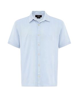 Antioch Camisa 'Collar' azul