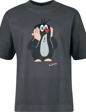 Oversize T-Shirt - - Oh Oh! - Oversize - S bis 3XL - für Damen - Größe L - multicolor - EMP exklusives - Frauen - female - Der kleine Maulwurf - FashionsVida