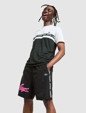 Mens Pantaloncino Croc Woven Tape - Nero, nero nero Uomo taglia 5/L