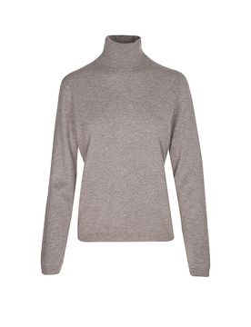 Jersey de cachemira marrón XS