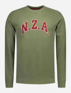 Sweatshirt mit Logo-Print Grün 3XL - NZA New Zealand Auckland - FashionsVida