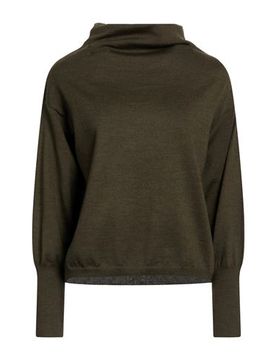 Rollkragenpullover Damen Militärgrün 32,34,36,38 Damen