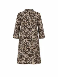 Mini-robe marron clair 40