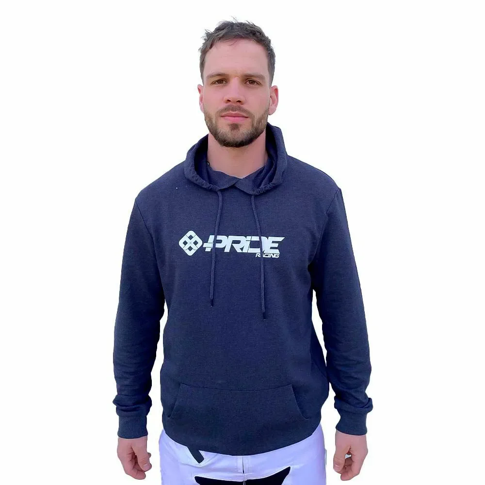 Sweat-shirt Logo Heather Asphalt - Pride Racing - FashionsVida