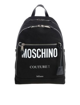 Moschino Zaino logato in canvas