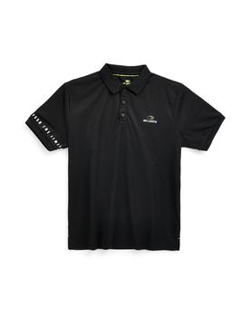 Polo nera in poliestere MAPS003S26 XL