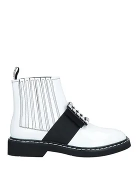 Botines de caña alta Mujer Blanco 34,38.5,39 Mujer - Roger Vivier - FashionsVida