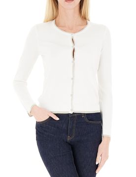 Cardigan con bottoni LIU JEANS PANNA XL