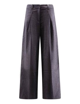 Pantaloni Taflong Con Pinces
