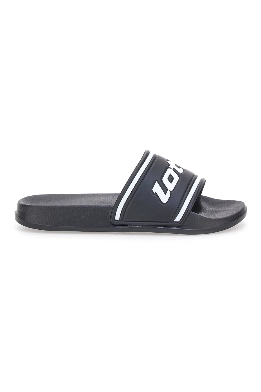 Ciabatte Nere con Logo Bianco MIDWAY IV SLIDE 43 - Lotto - FashionsVida
