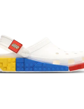 Clog Lego Men Flip-Flops and Sandals - White - Size M7 W8 - Rubber - White - Size: M7 W8 - Crocs - FashionsVida
