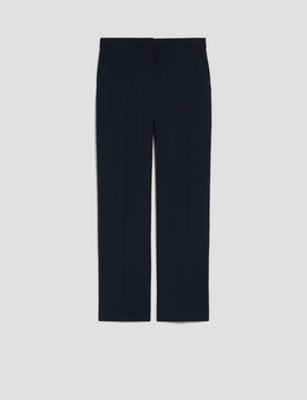 Pantalone in cady donna blu