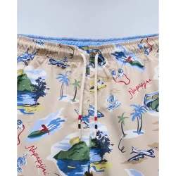 Bañador tipo bermuda de hombre Elior estampado
