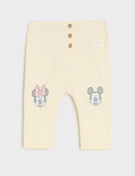 Pantaloni Mickey Mouse - panna