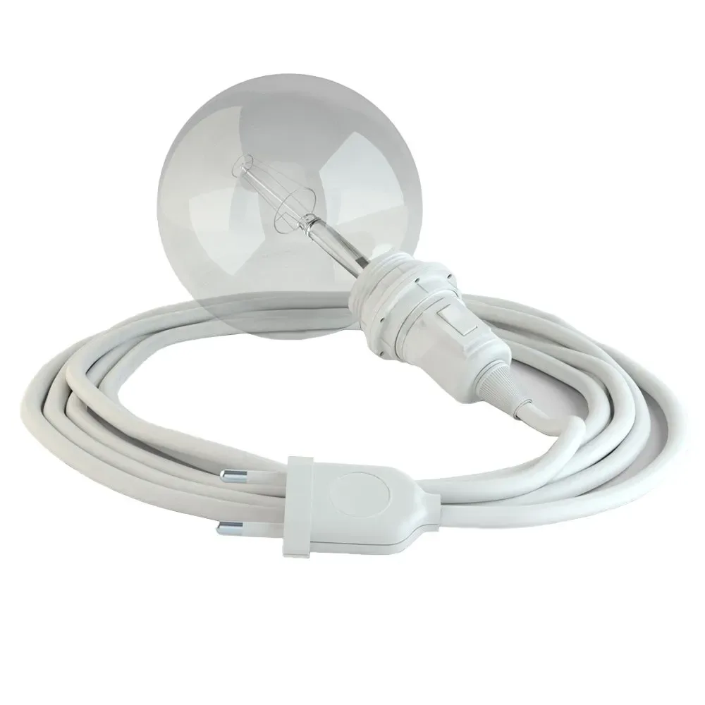 Cables Lampe Suspendue Pour Abat-jour Rm01 3 M White One Size - Creative - FashionsVida