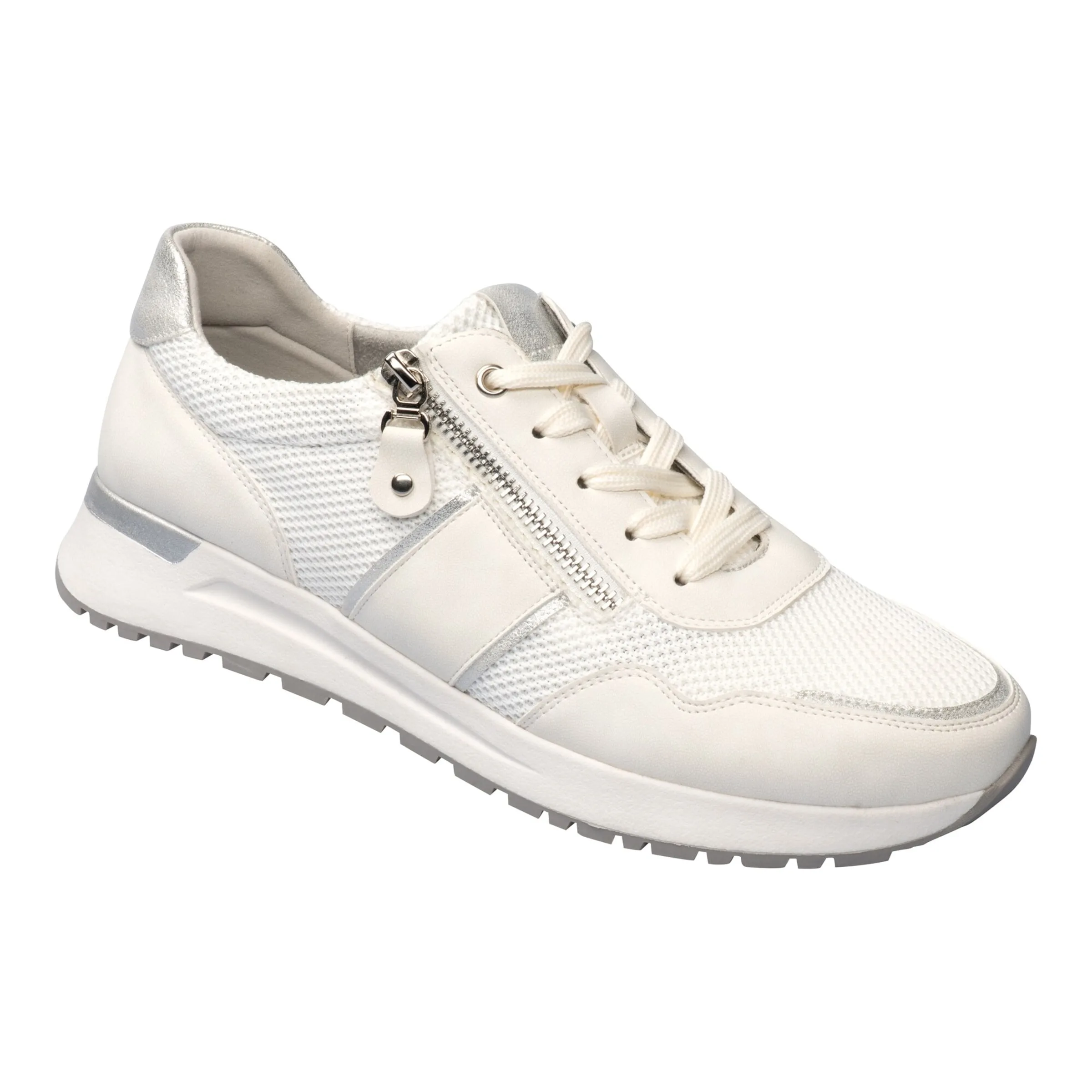 Komfort-Meshsneaker „Lilly“ 38 weiss - wonderwalk - FashionsVida