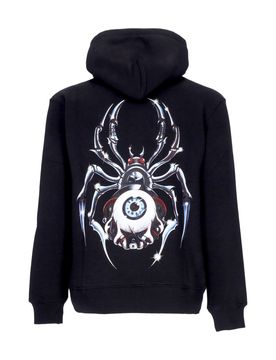Felpa Cappuccio Uomo Biospider Hoodie Black