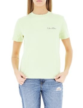 T-shirt girocollo GIALLO FLUO L