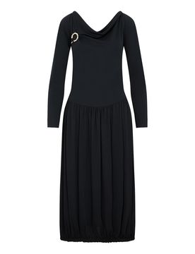 Lanvin Vestito midi drappeggiato Ls