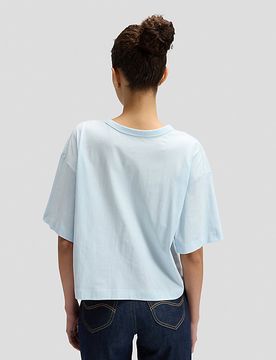 Relaxed Boxy Tee Beau Blue Größe L female