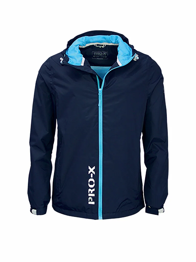 Giacca antipioggia per bambini Flashy blu 128 - PRO-X ELEMENTS - FashionsVida